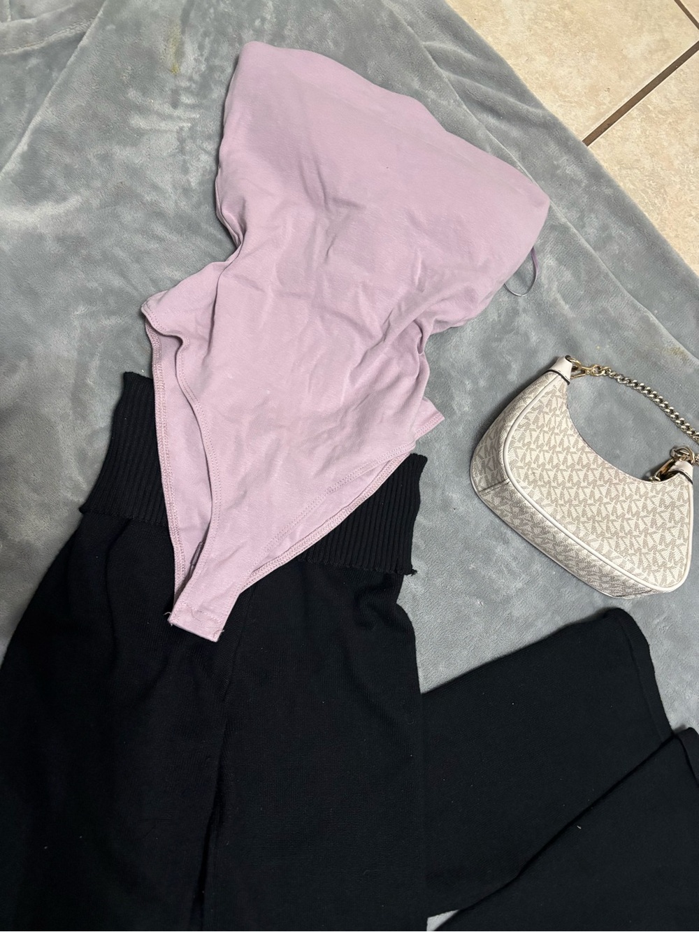 Women’s Strapless Lavender Bodysuit - Unbranded